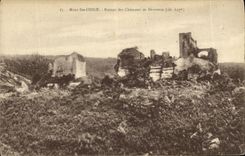 CPA Mont Ste Odile Ruines des Chateaux de Dreistein