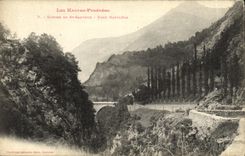 CPA Gorges de St Sauveur Pont Napoleon
