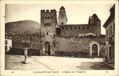 CPA Luz Saint Sauveur L Eglise des Templiers