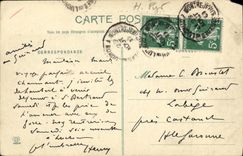 VINTAGE POSTCARD Mauleon Barousse View