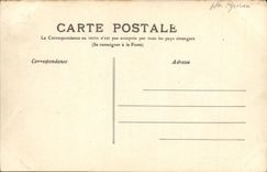 VINTAGE POSTCARD Cedre Cave of Palasset Route of Luz has Gavarnie