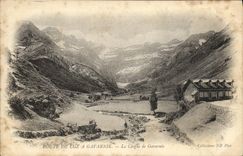 CPA Route De Luz A Gavarnie Le Cirque de Gavarnie