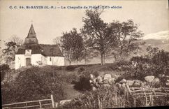 VINTAGE POSTCARD St Savin La Chapelle of Pletat
