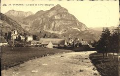VINTAGE POSTCARD St Savin Gave and the Peak Secugniac