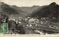 VINTAGE POSTCARD the Mount Gilds Panorama Seen of the Road of Clermont
