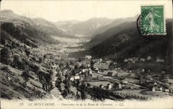 VINTAGE POSTCARD the Mount Gilds Ve Panorama of the Road of Clermont