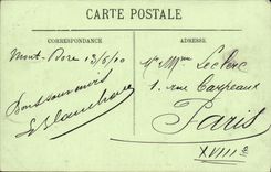 VINTAGE POSTCARD the Mount Gilds Ve Panorama of the Road of Clermont