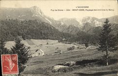VINTAGE POSTCARD the Mount Gilds Puy de Dome Landscape of the surroundings of Sancy