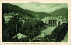 VINTAGE POSTCARD the Mount Gilds Seen On the Park the Casino and the Thevenin Villas