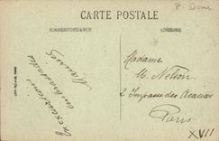 VINTAGE POSTCARD the Mount Gilds the Way of Sancy Ane Mule