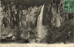 VINTAGE POSTCARD the Mount Gilds Tired Large Cascade and the Rocks
