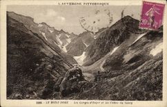 VINTAGE POSTCARD the Mount Gilds the Falls D Enfer and the Peaks of Sancy