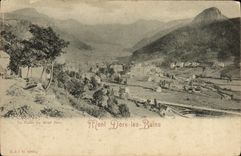 VINTAGE POSTCARD the Mount Gilds the valley of the Mount Gilds