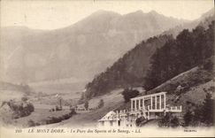 VINTAGE POSTCARD the Mount Gilds the Park of the Sports and Sancy
