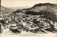 CPA La Bourboule Panorama Pris de la Roche des Fees