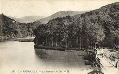 CPA La Bourboule Le Barrage et le Lac