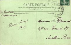 CPA La Bourboule Le bouylevard de la Repuplique et le Puy Gros