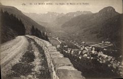 VINTAGE POSTCARD the Mount Gilds the road of Besse and the valley