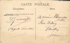 VINTAGE POSTCARD the Vendeix rock