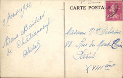 VINTAGE POSTCARD Chateauneuf les Bains Notre Dame of L Hope