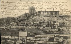 VINTAGE POSTCARD L Illustrated Auvergne Summit Of Puy De Dome