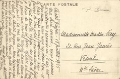 VINTAGE POSTCARD L Auvergne Castle of Tournoel