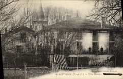 VINTAGE POSTCARD L Auvergne St Saturnin Borot Villa