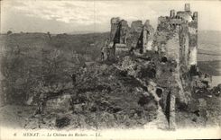 VINTAGE POSTCARD Menat the Castle of the Rocks