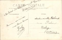 VINTAGE POSTCARD L Auvergne Dam Vitrac on Seoule