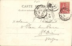 VINTAGE POSTCARD L Auvergne Pradeaux Strong Castle Of the Barn