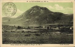 VINTAGE POSTCARD Military camp of the fountain of the shepherd