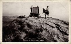 VINTAGE POSTCARD L Auvergne Summit of Sancy Ass Mule