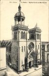 VINTAGE POSTCARD L Auvergne Riom Church ND Of Marchuret