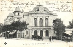 POSTAL L Auvergne Chatelguyon de la VENDIMIA el casino