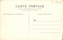POSTAL L Auvergne poetico Chatelguyon de la VENDIMIA