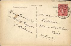 VINTAGE POSTCARD Surroundings of Chatelguyon the Castle of Chazeran