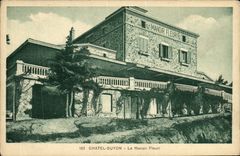 POSTAL Chatelguyon de la VENDIMIA el senorio florecido