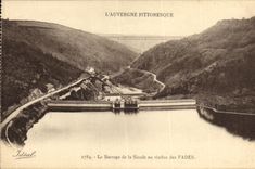 CPA Le barrage de la Sioule au viaduc de Fades