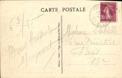 VINTAGE POSTCARD Surroundings of Saint Nectary Ruins of the castle of Murols