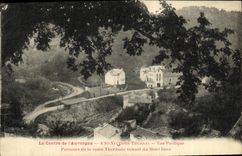 VINTAGE POSTCARD Saint Nectary Course of the thermal road coming from the Mount Gilds