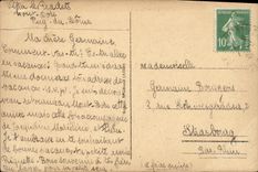 VINTAGE POSTCARD Mont Gilds Effect Clouds on Sancy