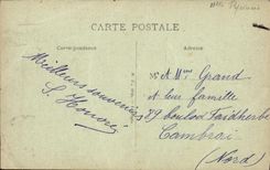 VINTAGE POSTCARD Cauterets Peguere seen of the Hortense Queen