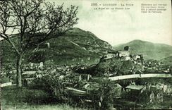 CPA Lourdes La Ville Le Fort Et Le Grand Jer