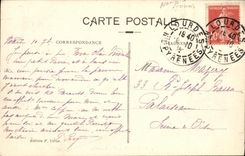 CPA Lourdes Vue Laterirale