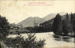 CPA Lourdes Le Gave de Peu en aval de Lourdes