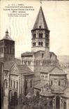 Iglesia de Clermont Ferrand Notre Dame de la POSTAL de la VENDIMIA