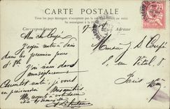 POSTAL Clermont Ferrand de la VENDIMIA el collar de Ceyssat y del hotel de las cabanas del pais