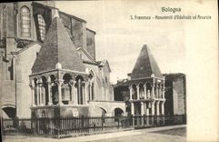 Bolonia Francisca Monumenti D Odofredo ED Accursia de la POSTAL de la VENDIMIA