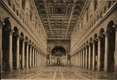 CPA Roma Chiesa di S Paolo fuori le mura