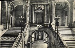 VINTAGE POSTCARD Madrid Palacio Real Escalera principal
